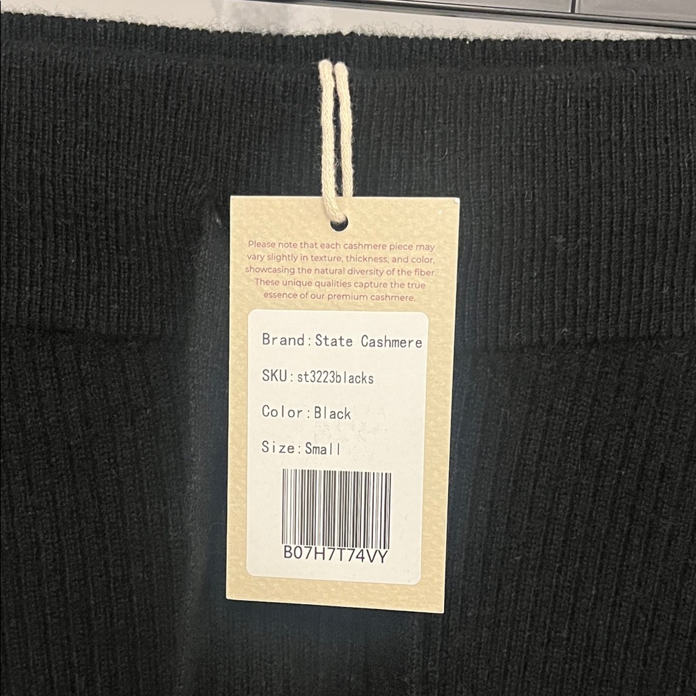 Black Straight Leg Women's suit CASHMERE!!! - Picture 3 of 9